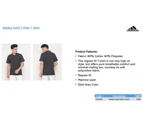 ADIDAS TIPPING PC POLO T-Shirt
